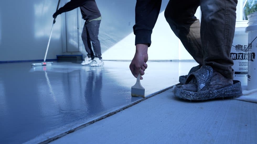 Applying Epoxy Flooring in Toronto