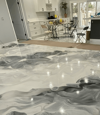 Residential Metallic Epoxy