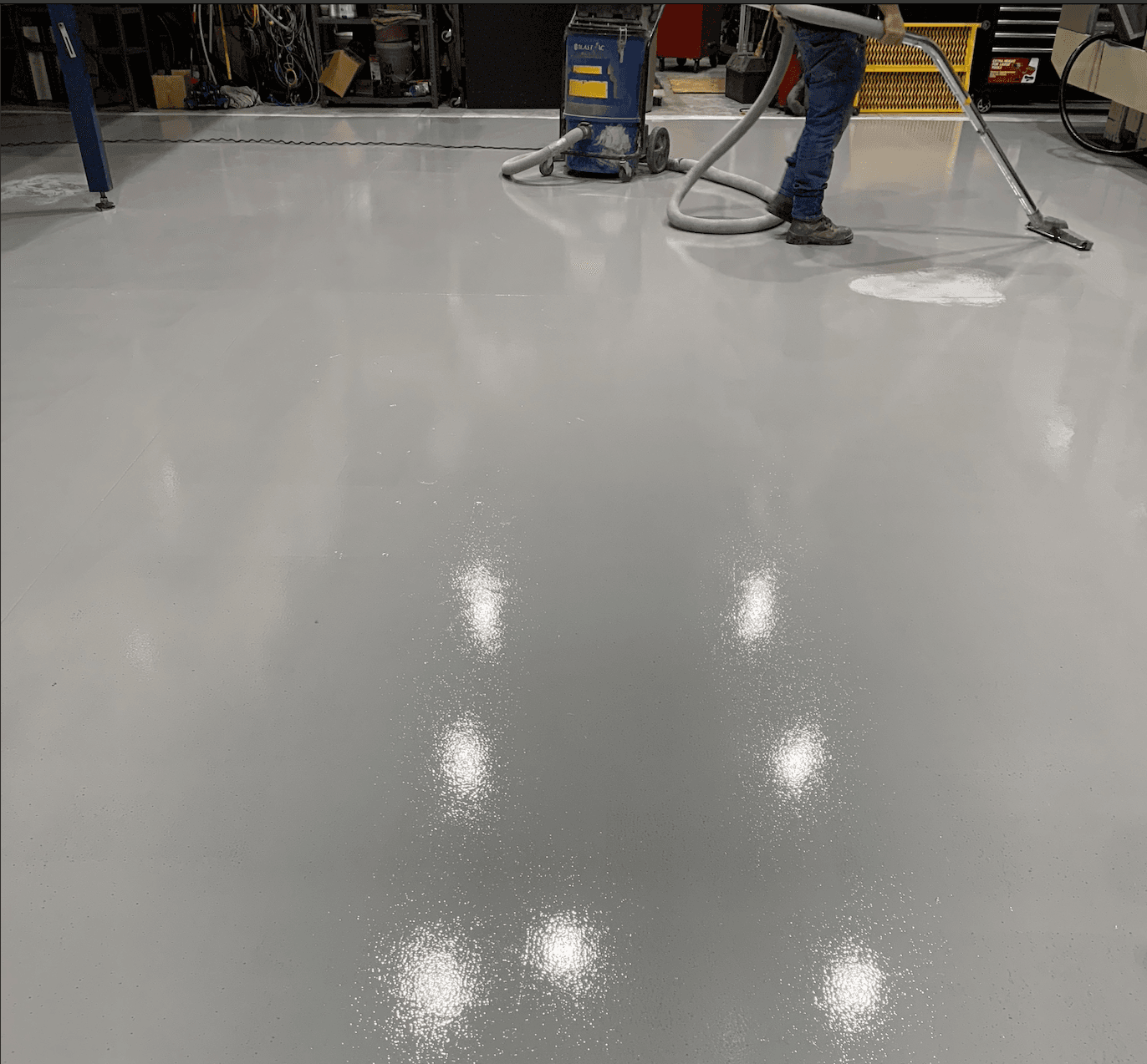 Heavy-duty commercial epoxy flooring in Toronto