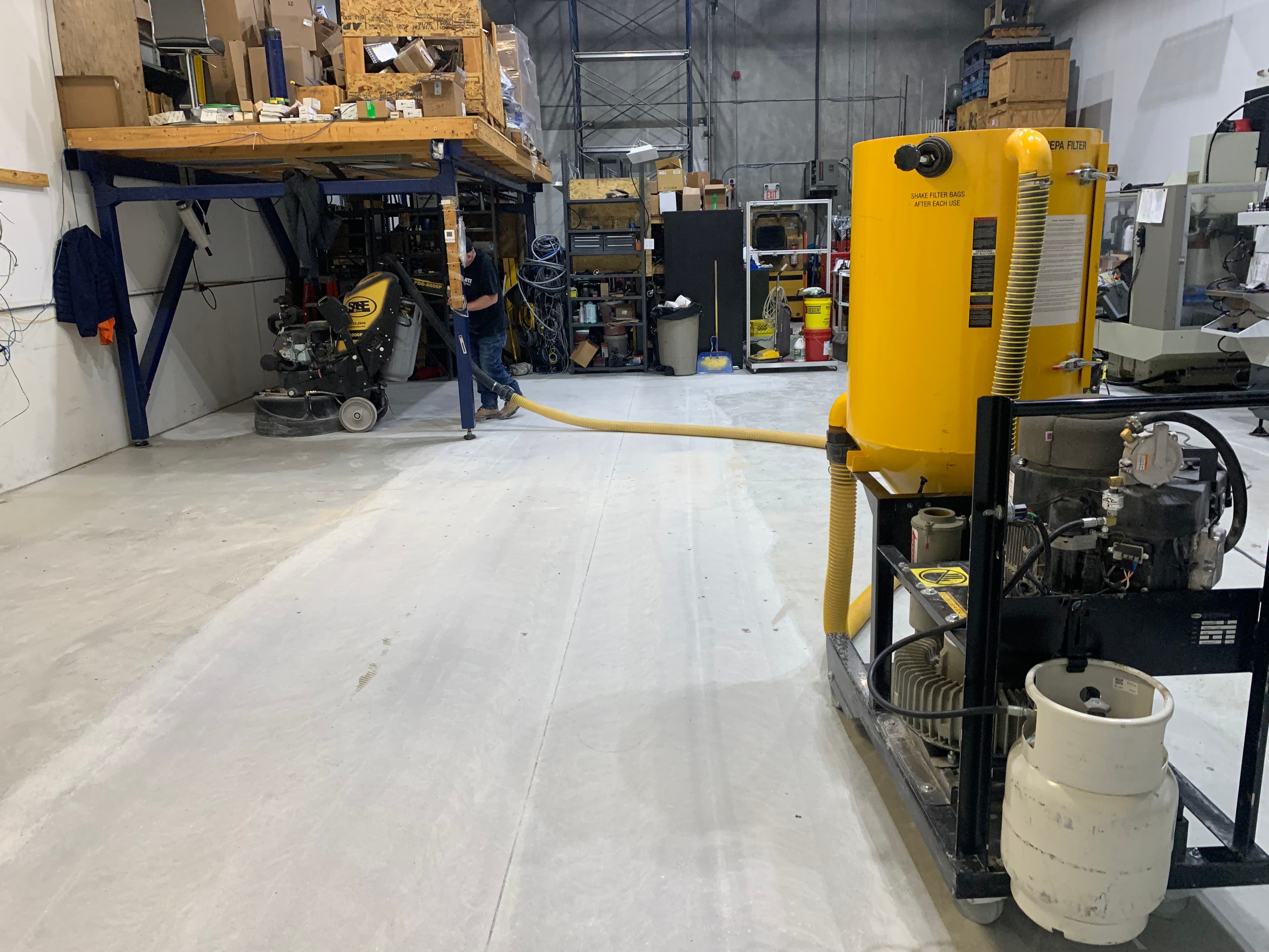 Heavy-duty commercial epoxy flooring in Toronto