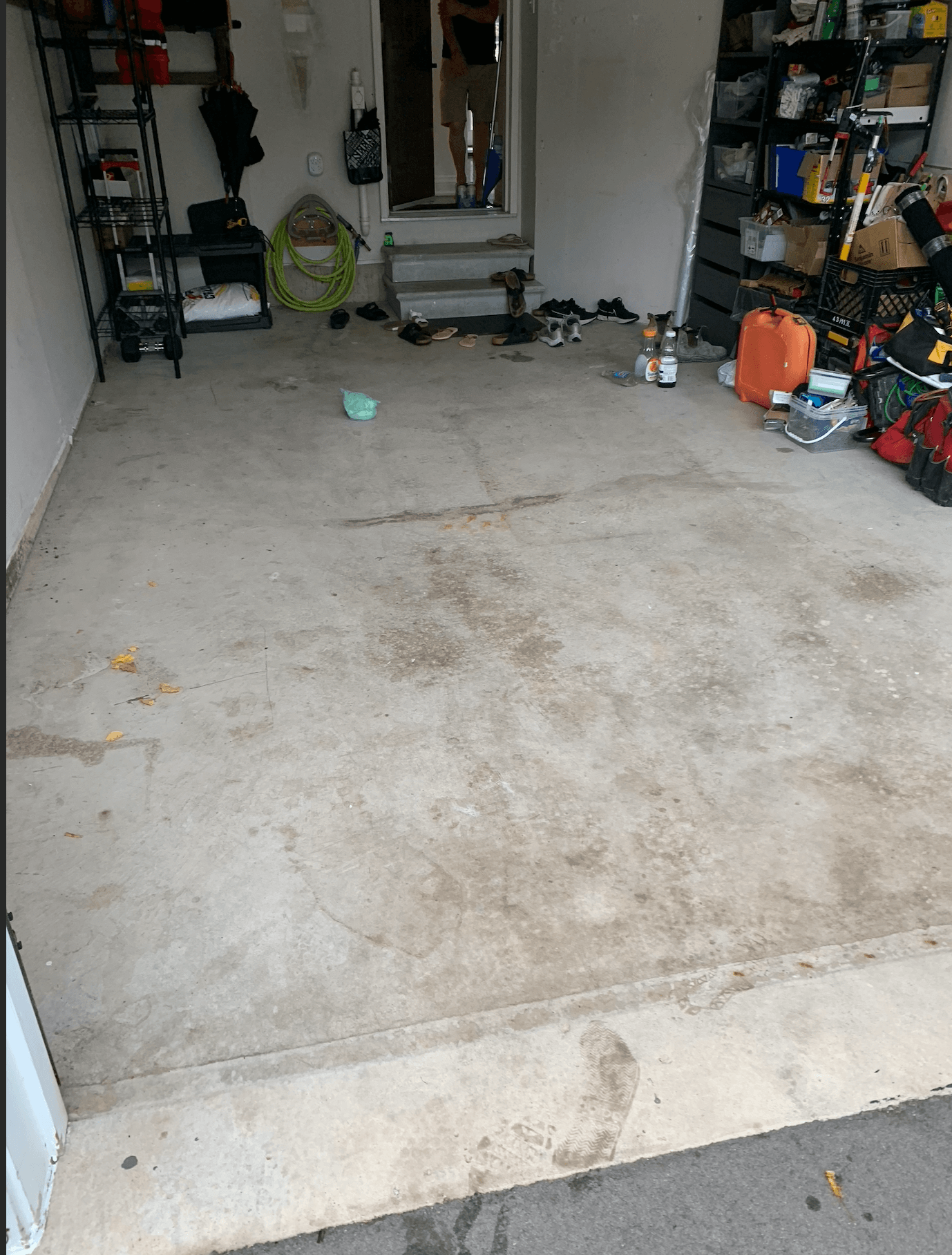 Epoxy garage floor transformation in Toronto