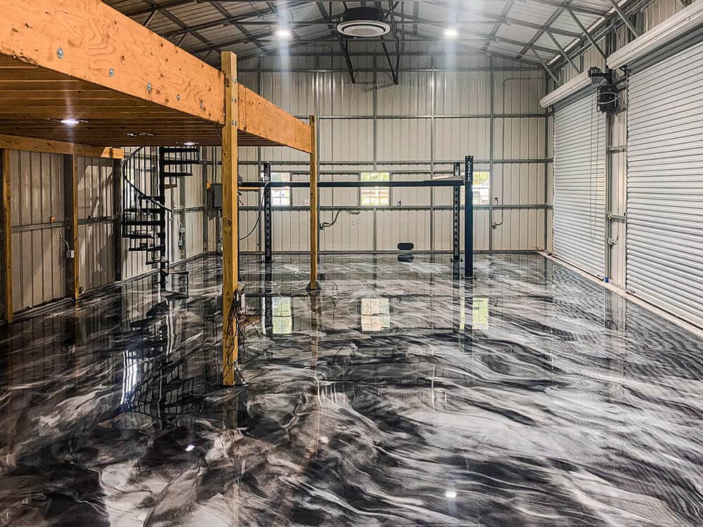 Heavy-duty commercial epoxy flooring in Toronto