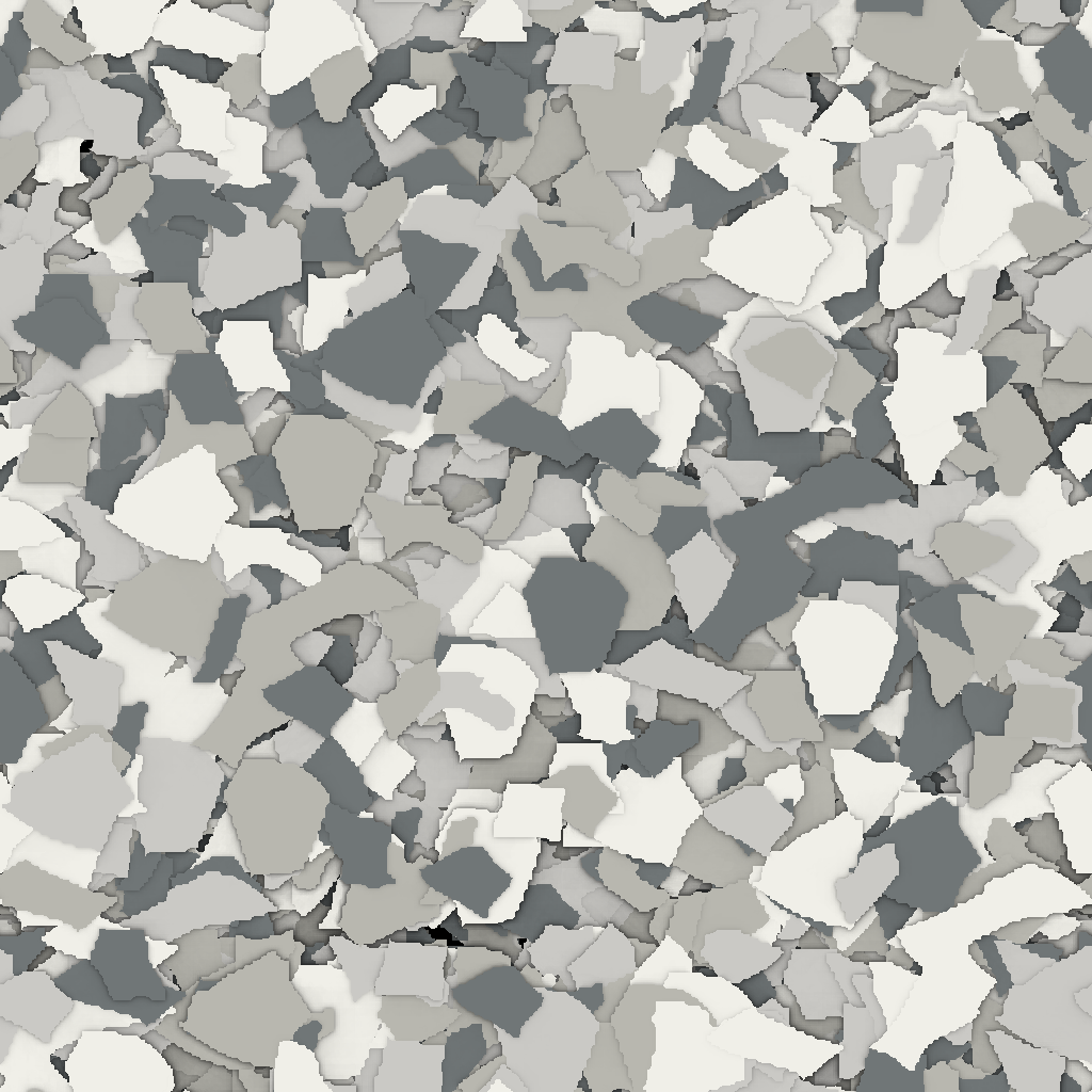 Gravel flake blend swatch