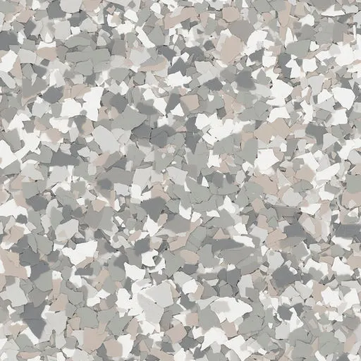 Close-up of Stony Creek (FB-806) epoxy flake chips